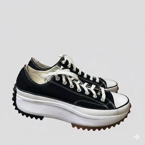 Converse Run Star Legacy Low Black White Gum Platform Sneakers NWOT 10 M/11.5 W